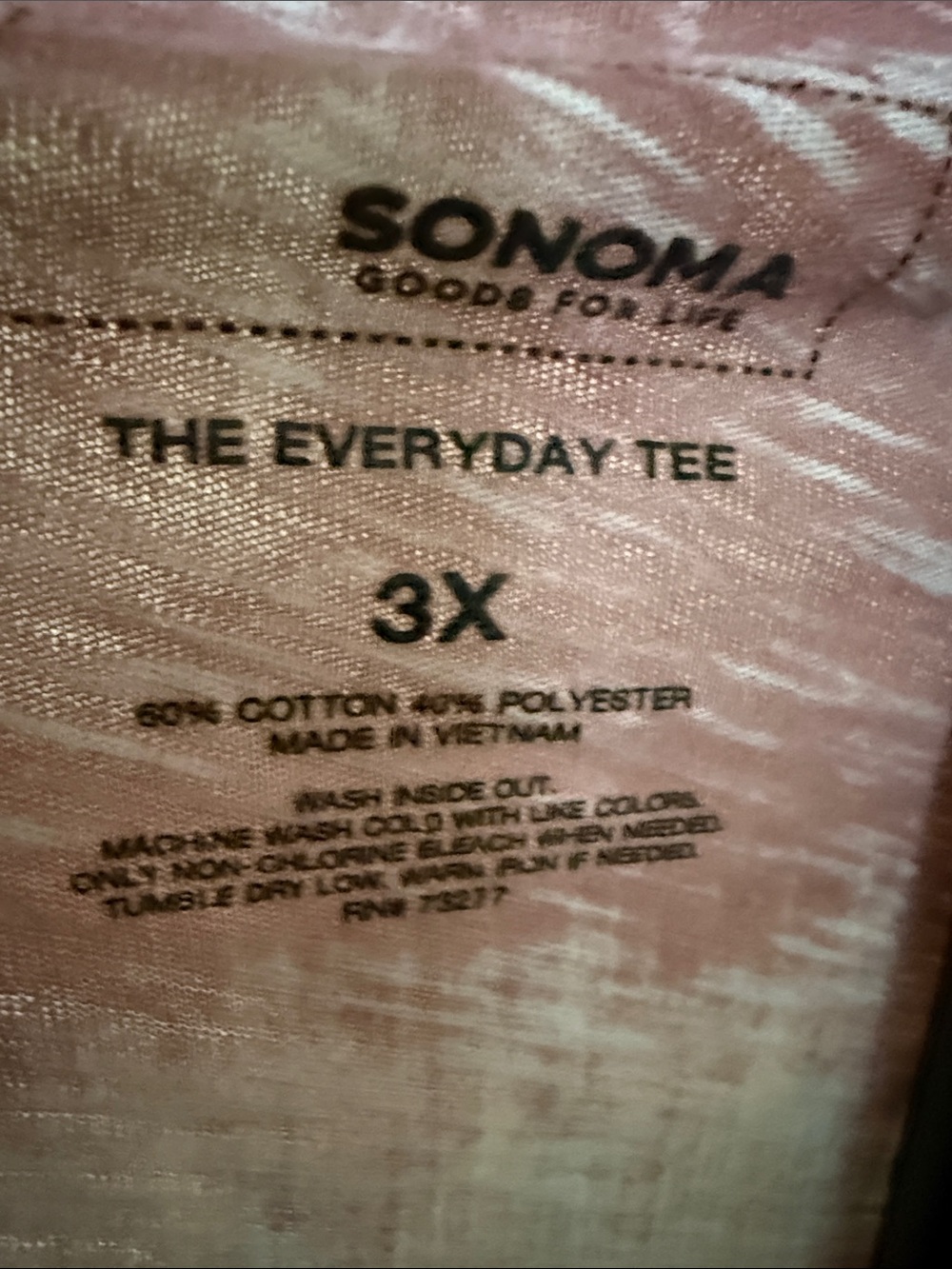 Sonoma Pink Ombre Everyday Tee - Picture 5 of 9